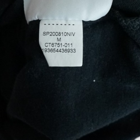 JORDAN Nike Air Mens Flight T-shirt Cotton Black Retro Size Medium CT6751-011 - Picture 4 of 4